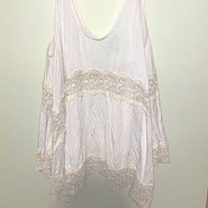 White Lace Tank